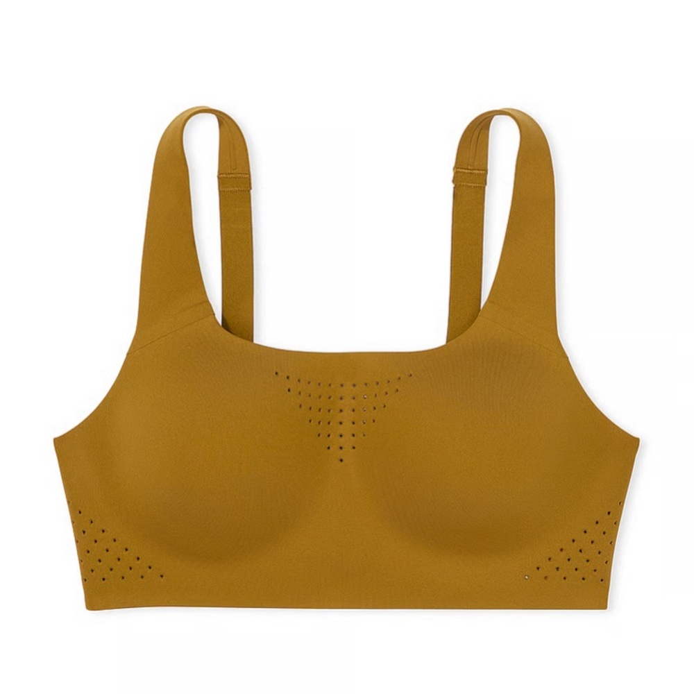VSX Seamless Support Sports Bra - Mustard 38C - Picture 2 of 7